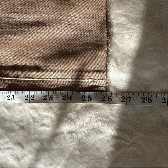 Patti High Rise Straight Leg Jeans In Teddy Taupe size 25 - Picture 10 of 14